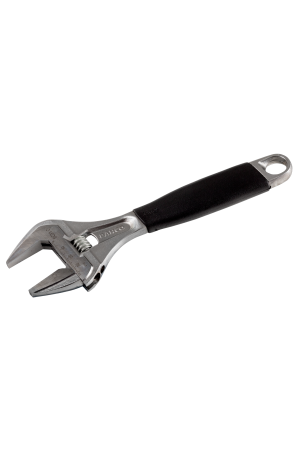 ERGO™ Central Nut Wide Opening Jaw Adjustable Wrenches with Rubber Handle and Chrome Finish