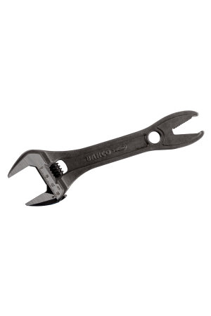 Wide Jaw Adjustable Wrenches with Phosphate Finish, Shark Jaw End