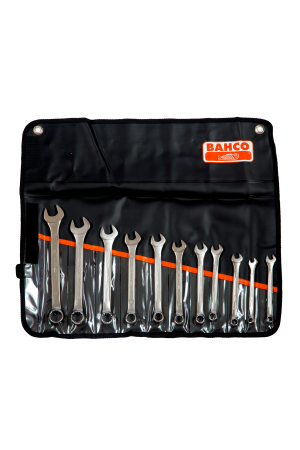 Set of 11 Metric Combination Wrenches in Roll Bag