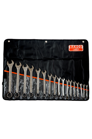 Set of 17 Metric Combination Wrenches in Roll Bag - Grampian Fasteners