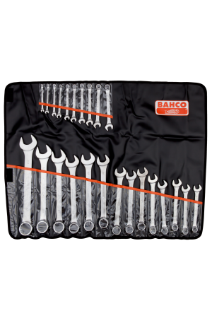 Set of 24 Metric Combination Wrenches in Roll Bag