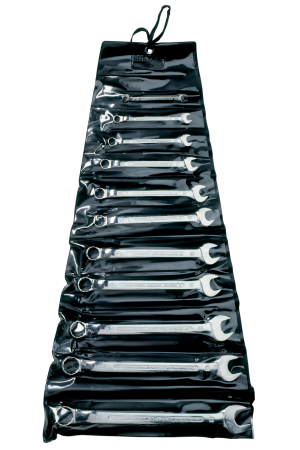 Set of 11 Imperial Offset Combination Wrenches with Chrome Finish