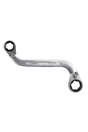 S Type Ratcheting Ring Wrenches with Chrome Finish