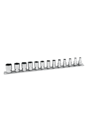 1/4" Square Drive Socket Set with Metric Hex Profile