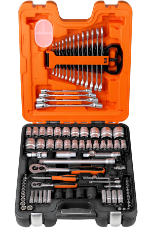 S87+7 Socket sets 1/4" and 1/2"