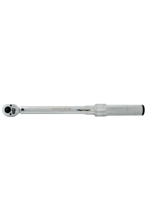 Mechanical Adjustable Torque Click Wrench with Marked Scale and Fixed Ratchet Head