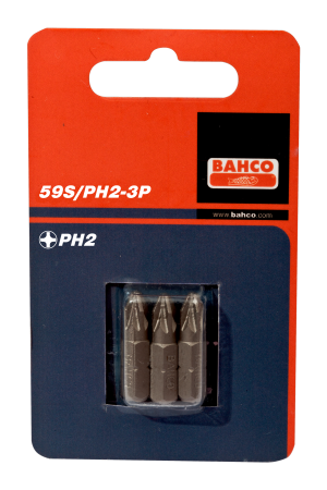 59S/PH 3P Bits for phillips screws, 25mm