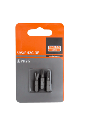 59S/PH2G-3P Bits for phillips dry wall screws, 25mm