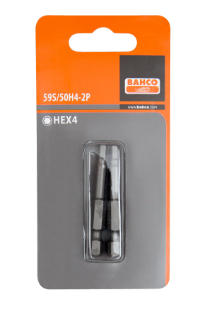 59S/50H 2P Bits for hexagon screws, 50mm