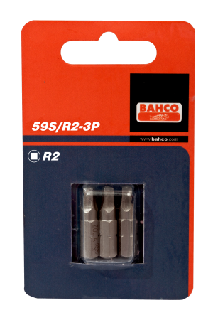 59S/R 3P Bits for robertson screws, 25mm