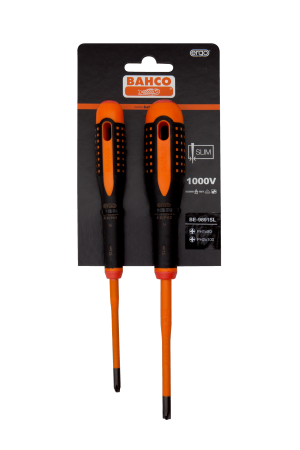 BE-9891SL Insulated screwdrivers sets with slim blades