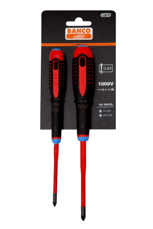 BE-9894SL Insulated screwdrivers sets with slim blades