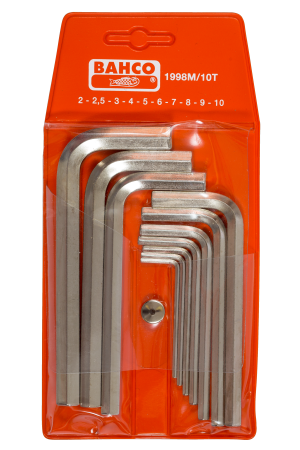 1998M/10T Nickel-plated keys sets, metric