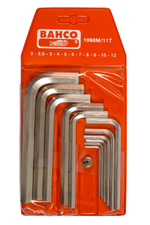 1998M/11T Nickel-plated keys sets, metric