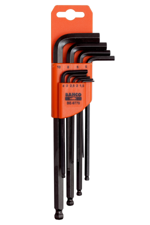 BE-9765 Black keys sets for hex screws, long ball end