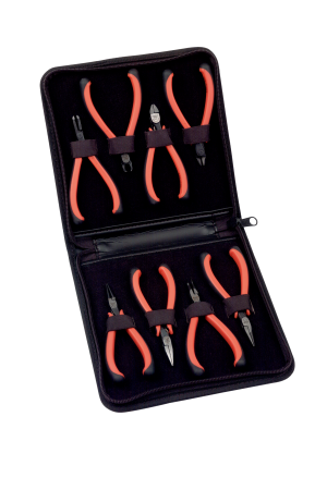 9733 Fine mechanical cutters and pliers set