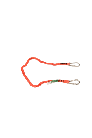 High Visibility Orange Strap Lanyards with Carabiner 1 kg