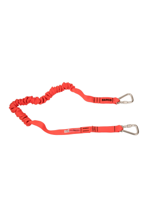 High Visibility Orange Strap Lanyards with Fixed Carabiner 6 kg