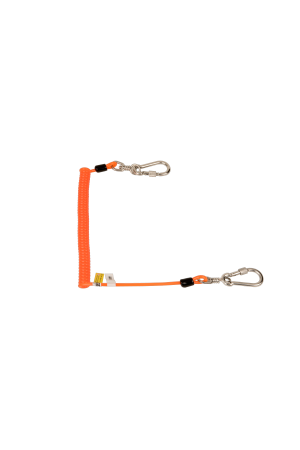 Coiled Lanyards with Swivel Carabiner 2 kg