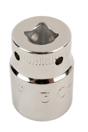 1/4" Square Drive Sockets with Metric Hex Profile and 4 point solution