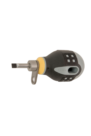 ERGO™ Stubby Screwdrivers for Slotted Head Screws with Safety Chuck