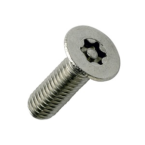 Countersunk A2 6-Lobe Pin Machine Screw