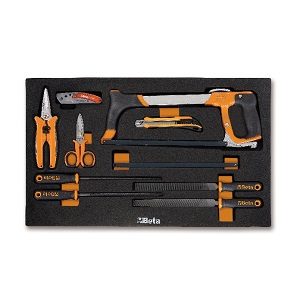 M288 Assortment of tools in a soft thermoformed tray