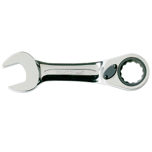 Imperial Stubby Combination Ratcheting Wrenches with Chrome Finish