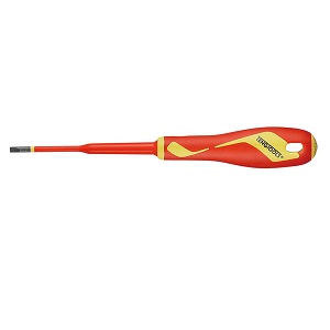 Insulated Screwdrivers - Flat Type with Reduced Blade Diameter)
