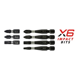X6 Impact Bits