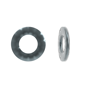 Flat Washer, ISO 7089/DIN 125A, Mild Steel, Zinc Plated