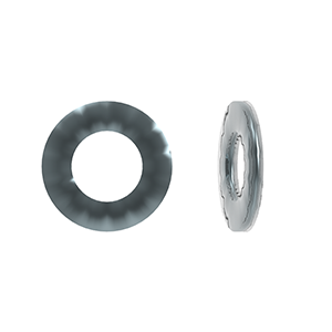 Flat Washer, DIN 125A, Mild Steel, Zinc Plated