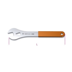 3952 Simple Cone Wrench, Chrome-Plated