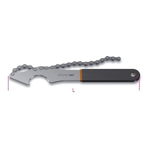 3967 Sprocket removal wrench with chain whip