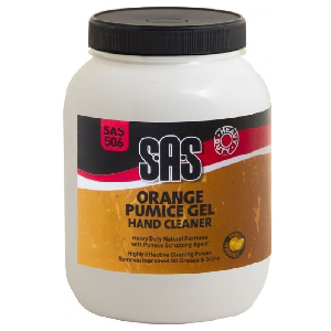 SAS502 Orange Pumice Gel Hand Cleaner - Heavy Duty