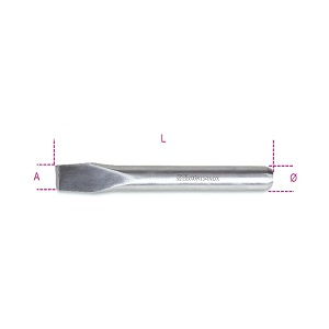 34INOX Flat chisels, made of stainless steel