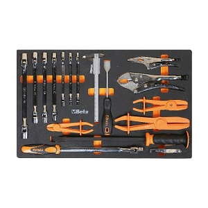 M77 Soft thermoformed tray with tool assortment