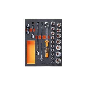 M96 Soft thermoformed tray with tool assortment