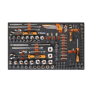 M105 Soft thermoformed tray with tool assortment