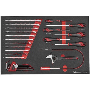 TTESP28 Spanner, Wrench and Screwdriver Set
