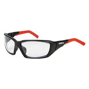 Sport Style Safety Glasses with Adjustable Temples