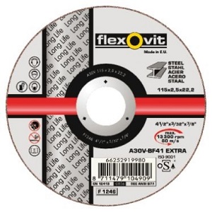 General Purpose Cutting Discs- Flexovit A30 S-BF42 - Grampian