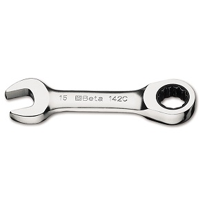 142C Ratcheting combination wrenches, short series