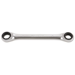 195 Ratcheting double-ended ring wrenches