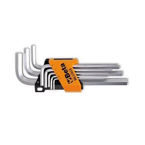 96LC/SC8 Set of 8 offset hexagon key wrenches, long series