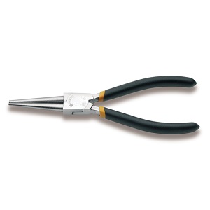 1010 Long round knurled nose pliers pvc coated handles