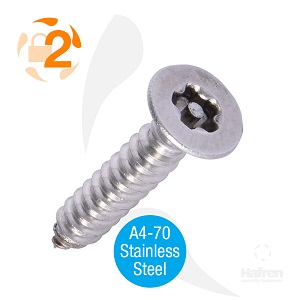 Countersunk A4 5-Lobe Pin Self Tapper- Stainless Steel