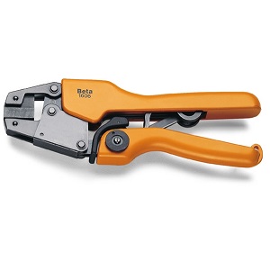 1606 Heavy duty crimping pliers for cylindrical terminals
