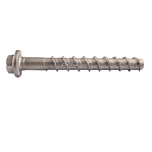 R-HLX-HF-ZF Self-tapping, concrete screw with hexagonal head in a flake zinc coating.