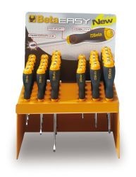 Counter display with 30 screwdrivers
